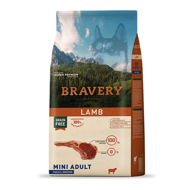 Bravery Mini Adulto Cordero 2 KG