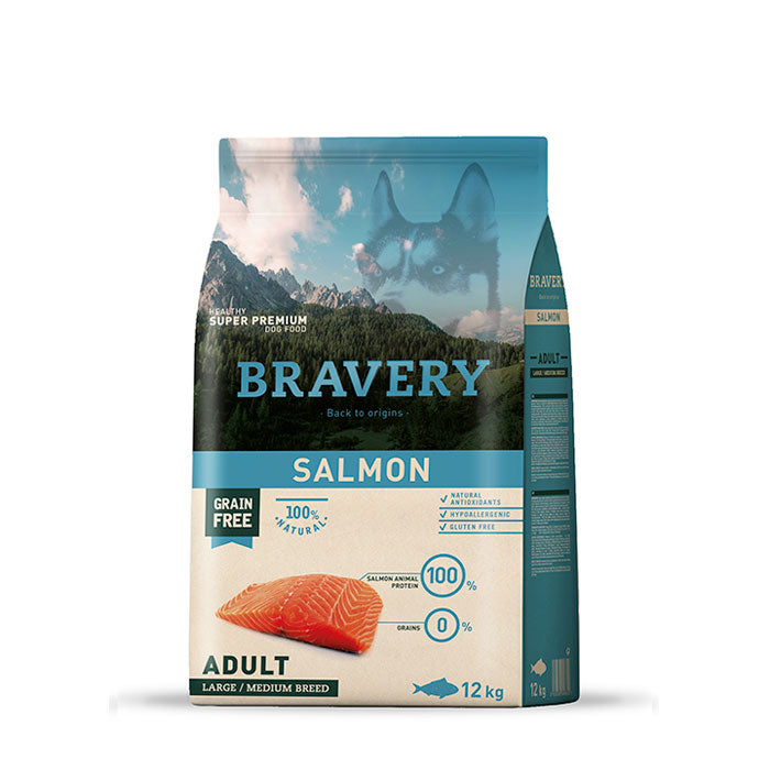 Bravery Salmon Adulto Large 12kg