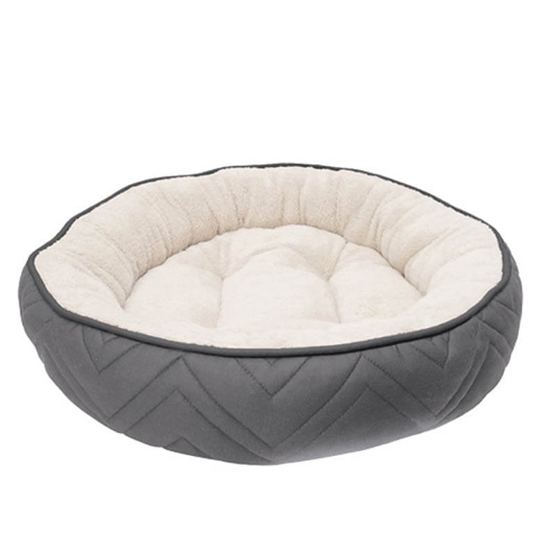 Cama Circular Gris Perro Marbet Talla S