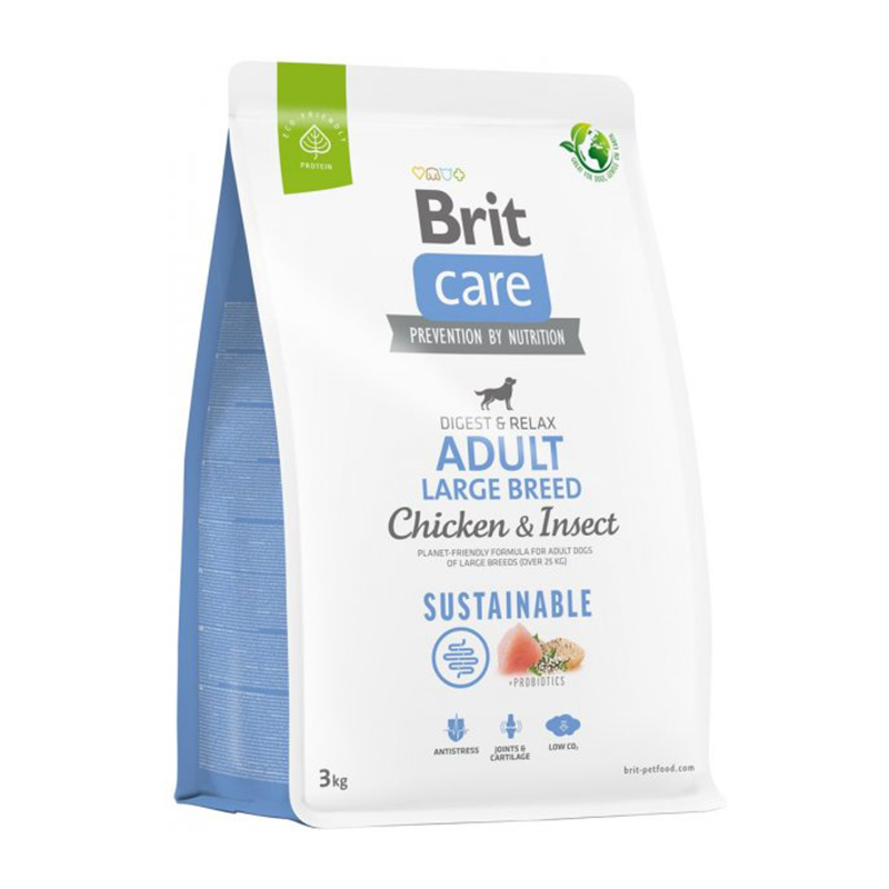 zoom_out_map Brit Care Sustainable Adult Large Chicken and Insect 3 kg