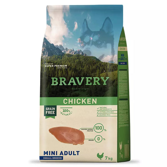 Bravery Chicken Mini Adulto Small Breesd 7 KG