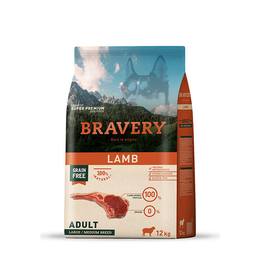 Bravery Lamb Adulto Large 12kg