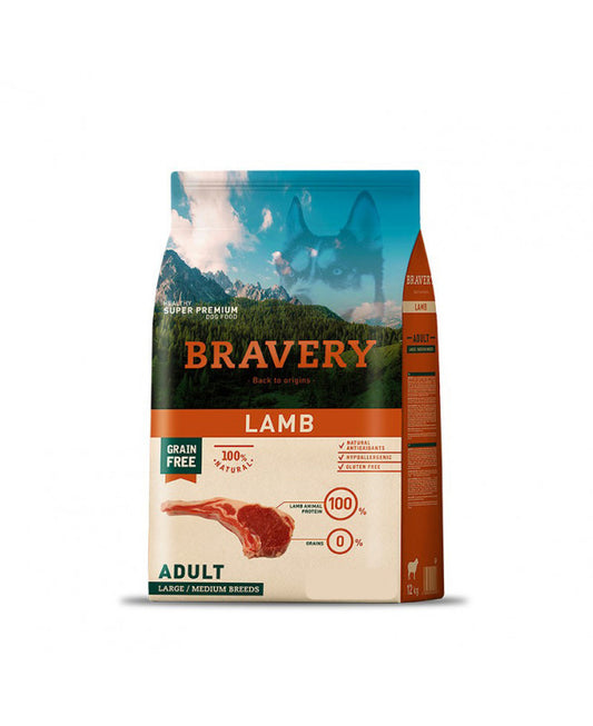 Bravery Large Medium Lamb 4 KG