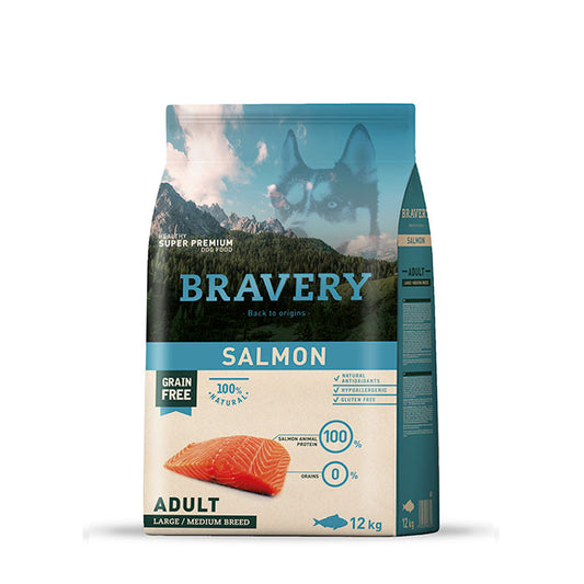 Bravery Salmon Adulto Large 12kg