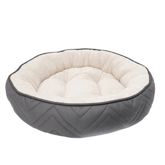 Cama Circular Gris Perro Marbet Talla S
