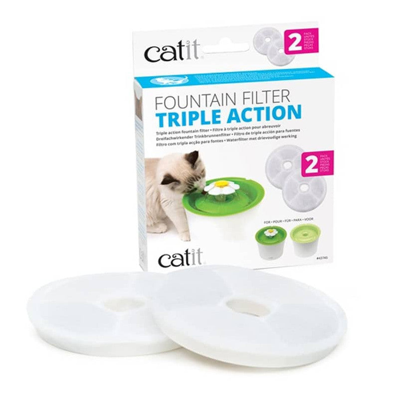 Catit Filtro Fuente Triple Accion 2un