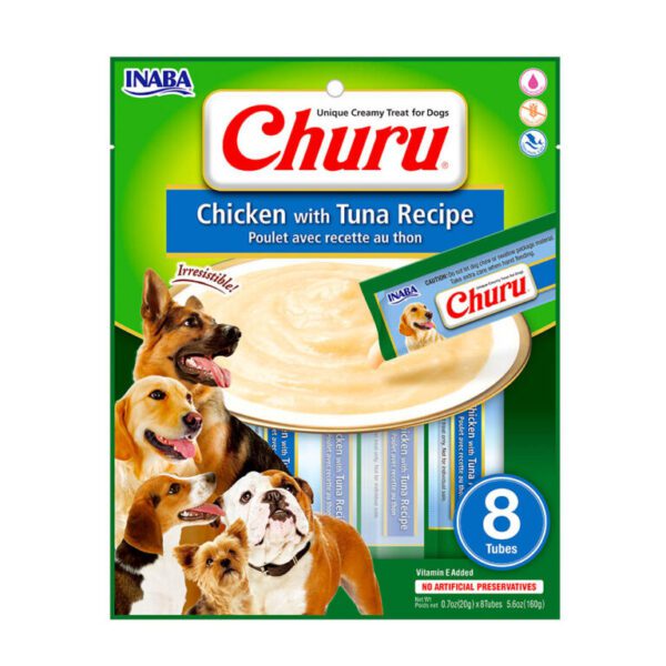 Churu Dog Chicken Tuna 8 Tubes