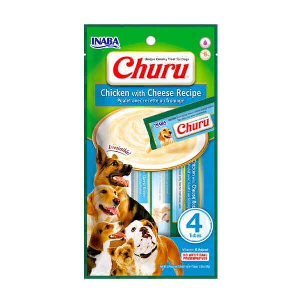 Churu Dog Chicken Cheese 4 Tubes