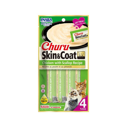 Churu Cat Chicken With Scallop 4 Tubes
