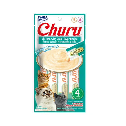 Churu Cat Chicken Y Crab 6 Tubes