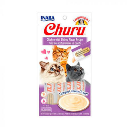 Churu Cat Chicken Y Shrimp 6 Tubes
