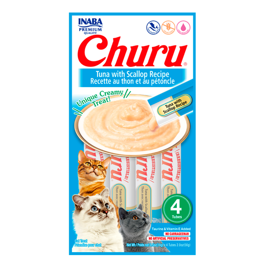 Churu Cat Tuna Y Scallop 4 Tubos
