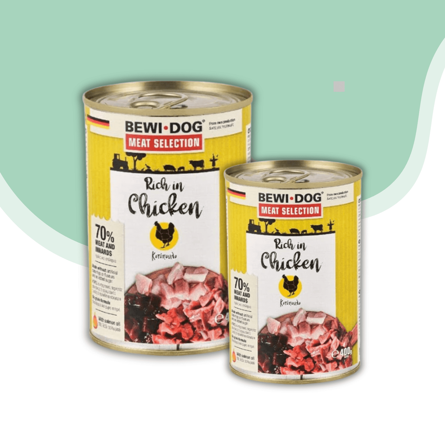 Lata Bewidog Pavo Y Gallina 400 G