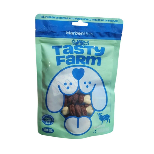 Tf Huesito De Calcio Envuelto En Cordero Tasty Farm 100 Grs
