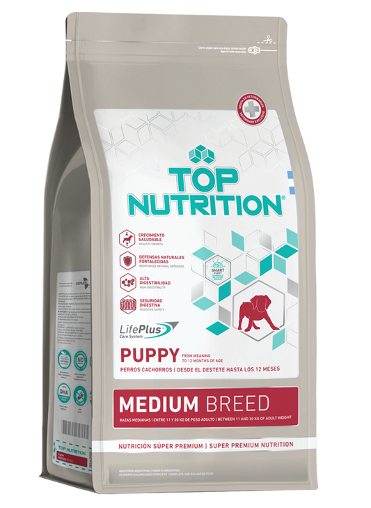 Top Nutrition Cachoroo Raza Mediana 15 KG