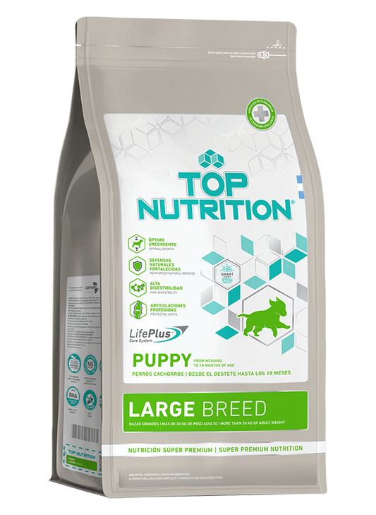 Top Nutrition Cachorro Razas Grandes 15 KG