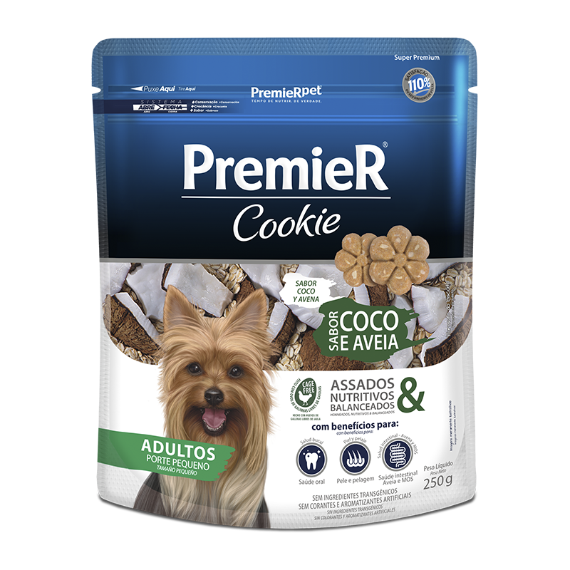 Premier Cookie Adulto Coco 250 G